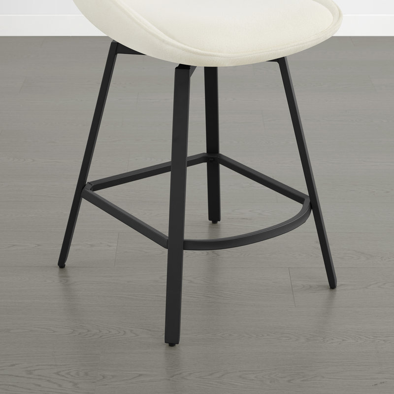 Swivel Counter Stool, Cream