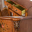 Buffet brun massif et bois manufacturé