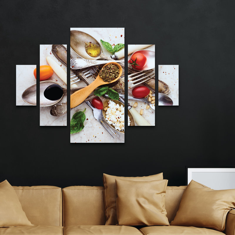 Ensemble de 5 panneaux d'art mural - Aleksandrova Karina 