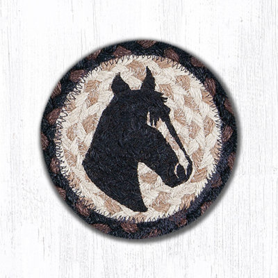  IC-313 Horse Portrait Printed Coaster 5"x5"