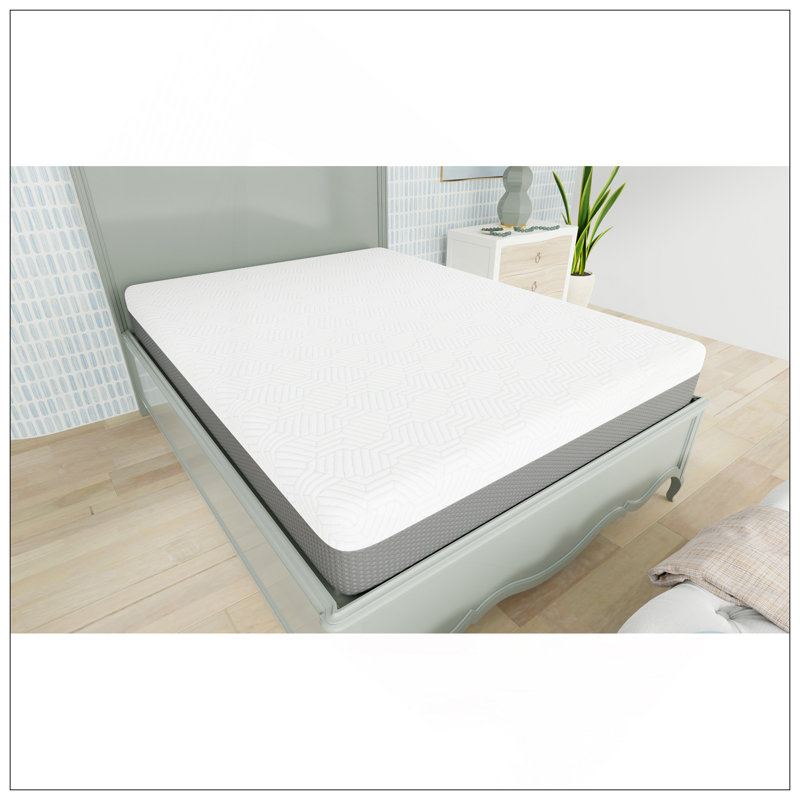 10 Inch Medium Firm Mattress With Cooling Cover, Extra-long Twin