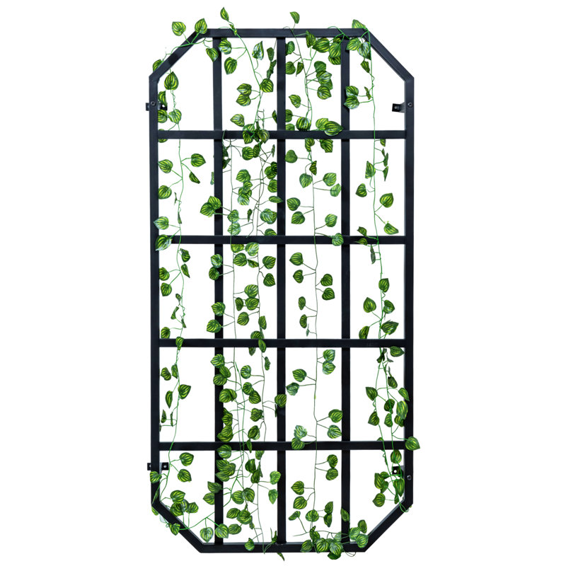120Cm H x 60.2Cm W Metal Lattice Panel Trellis Side Panel