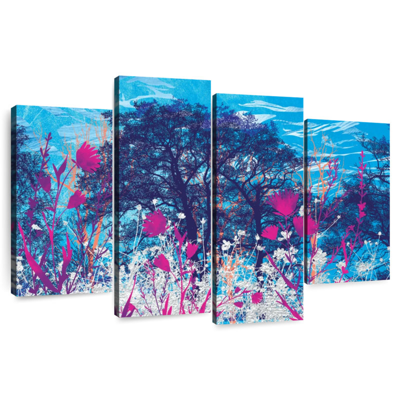 Alvord Blue Sky Meadow Foliage, 27" H x 43" W