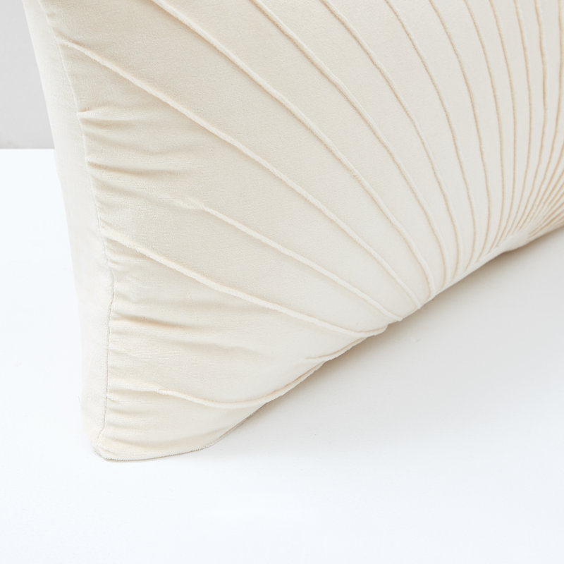 Housse de coussin en velours de coton Solar