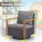 Kelyse Patio PE Wicker Outdoor Conversation Set Contain Sofa And Chairs-1722510333-1722510332