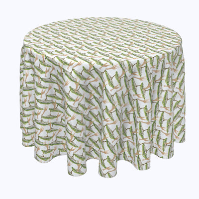 Encinoso Geometric Round Tablecloth