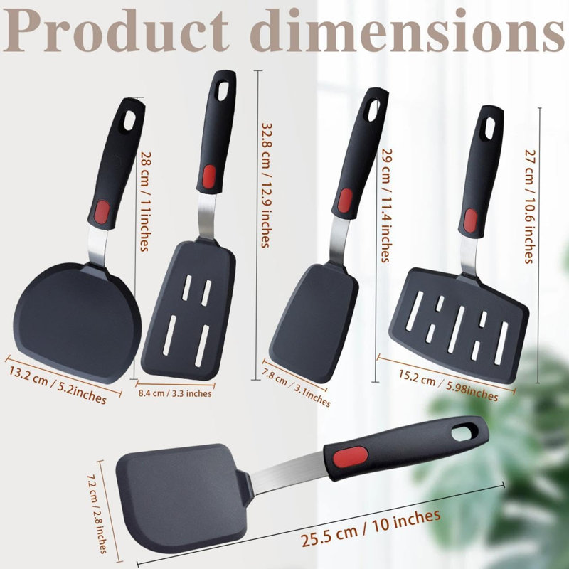 Silicone Spatula Set Turner