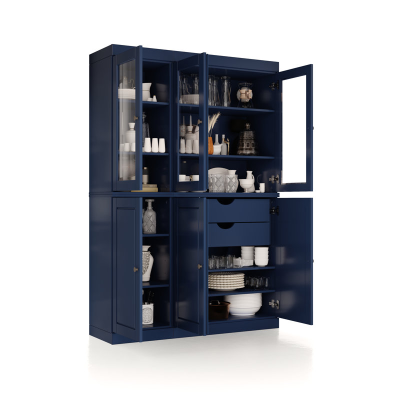 Vaisselier 100% bois massif Bryann Palace Imports, Marine