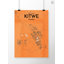 Kitwe City Map - No Frame Print-367258260