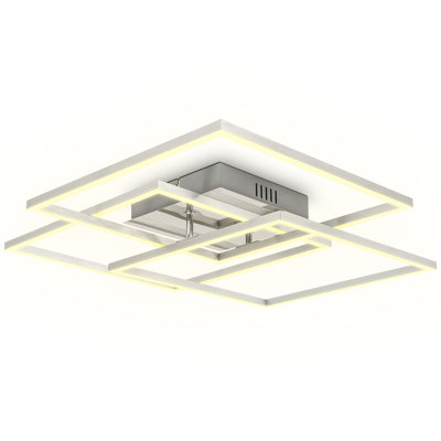 40 Watt LED Frame Ceiling Light with Swivelling LED Boards, 3000 K