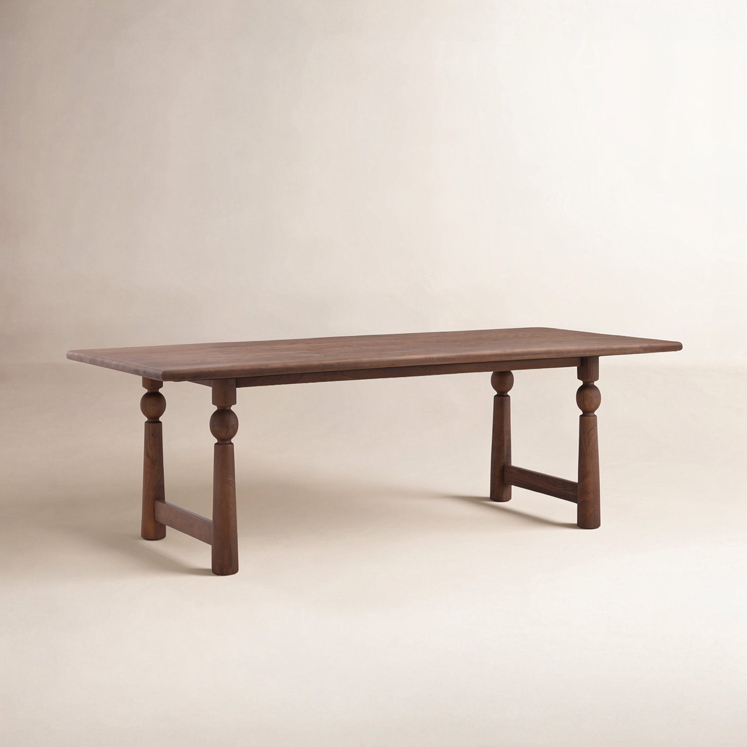 Lyra 90" Mango Dining Table, Brown
