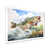 White Single Picture Framed