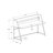 Computer Desk, Home Office Desk With Storage Shelf And Metal Legs-137476847-137476837-152489041