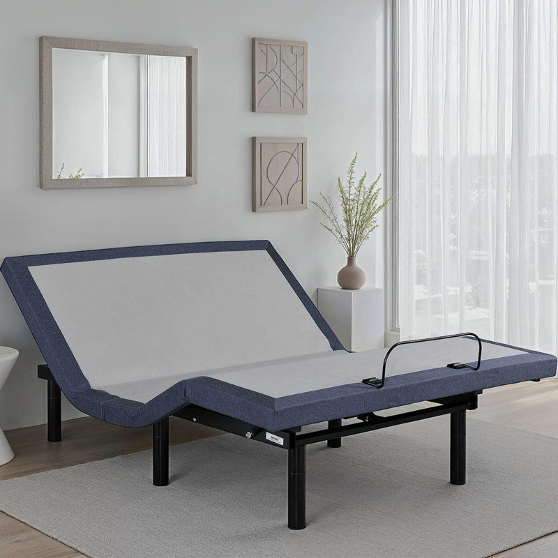 Full Adjustable Bed Base With Massage And Head And Foot Position Adjustments