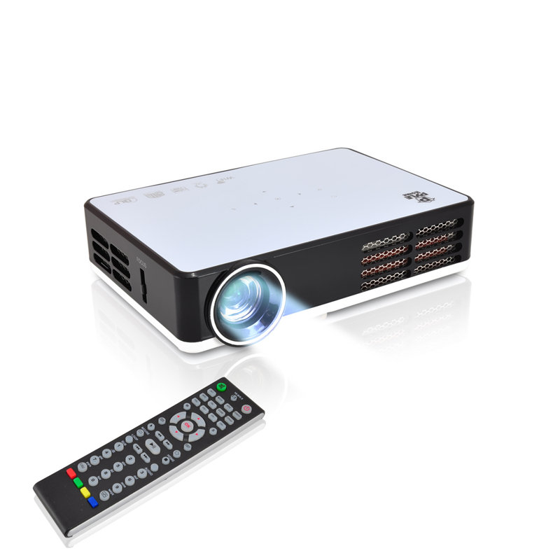 Pyle Pico Projector 1200 Lumens Portable Projector with Remote Included