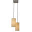 Luminaire suspendu cylindrique à 2 lumières Antani
