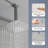 Rain Fixed Shower Head 1.8 GPM GPM-90695581