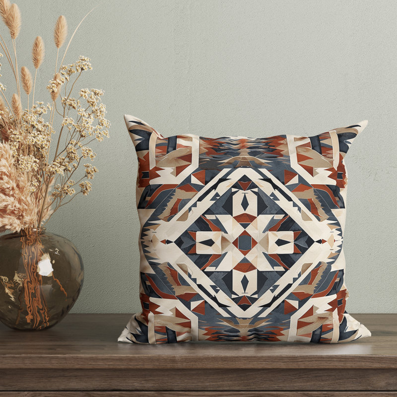 Reversible Pillow Cover, 18"H x 18"W