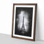 A Moody Eiffel Tower in Paris France - Framed Print-56856943-56856942