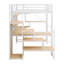 Lit mezzanine double Hachiro Kids-359044049