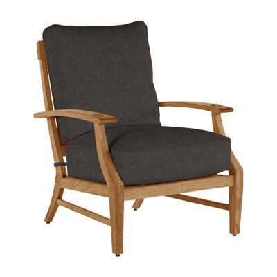 Croquet Teak Patio Chair with Cushions