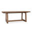 Table de salle à manger extensible en bois massif Lyra