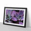 Lilac & Green Succulent Plant - Picture Frame Painting Print-55582511-55582512