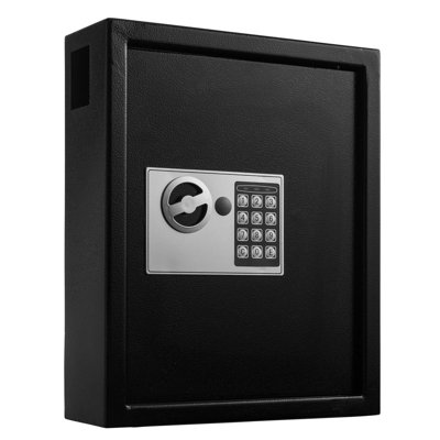 40-Key Steel Digital Lock Key Cabinet with 140 Key Tags