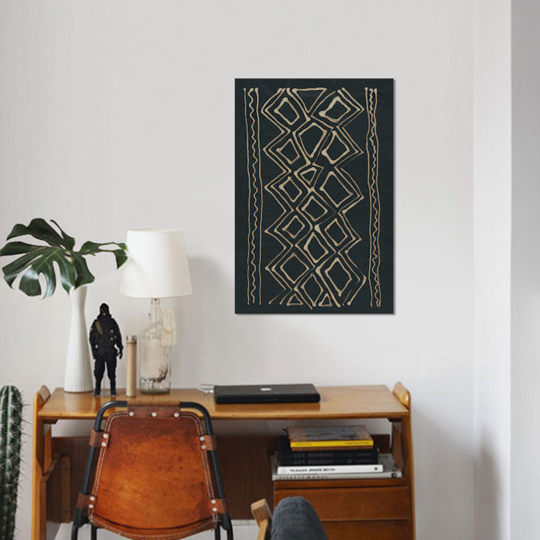 «Udaka Study II» par Renée Stramel, impression sur toile tendue, H 48 po x l 32 po x P 1,5 po, Toile avec cadre noir