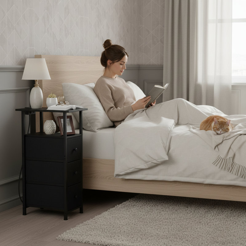 End Table, Black