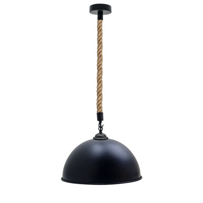 Glenys 1 - Light Black Single Pendant