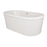 Estee 66'' L Freestanding Soaking Bathtub