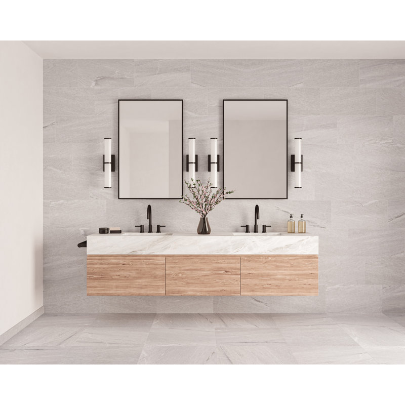 Urban 2.0 24" x 24" Porcelain Singular Tile, Iron Blue