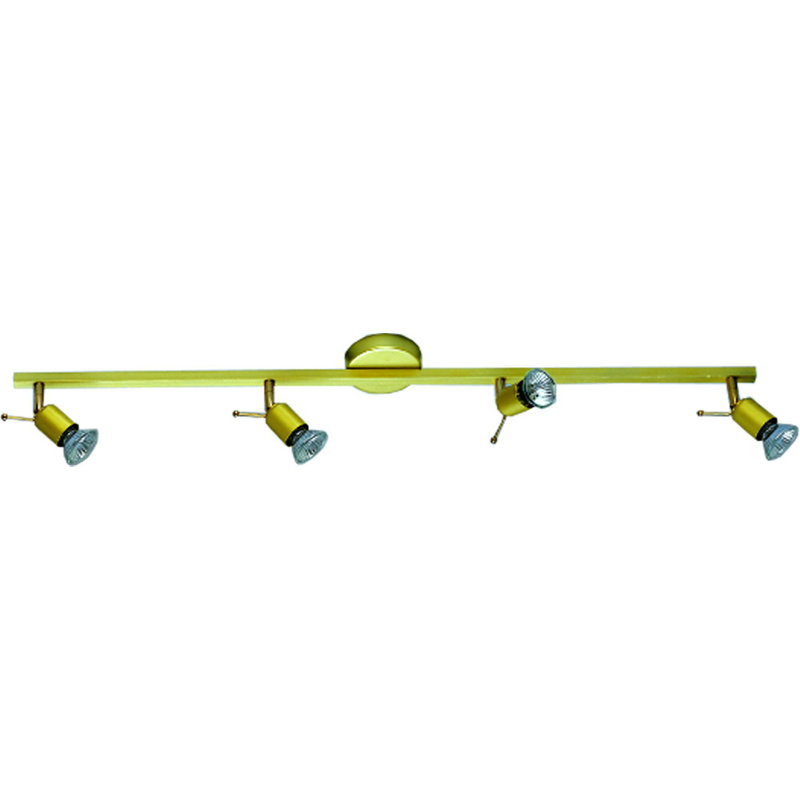 Sedalia 90cm 4 -Light Track Kit, Lacquered gold and polished brass