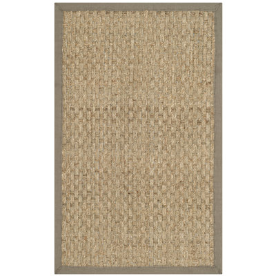 Lasone Natural Gray Seagrass Rug