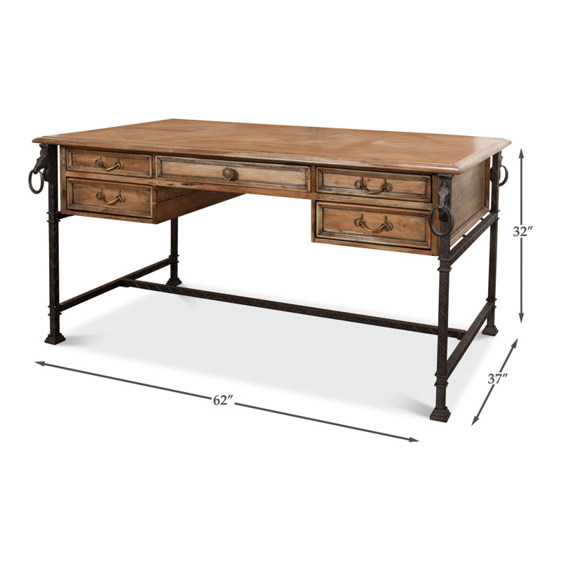 Solid Wood Writing Desk