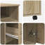 Computer Desk Engineered Wood Compact Drawers-1824877255