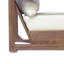 Chaise longue d'extérieur en bois d'acacia Donnie
