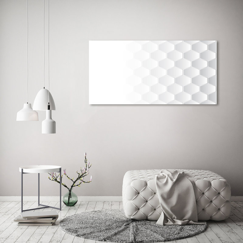 Hexagons Background - Wrapped Canvas Print