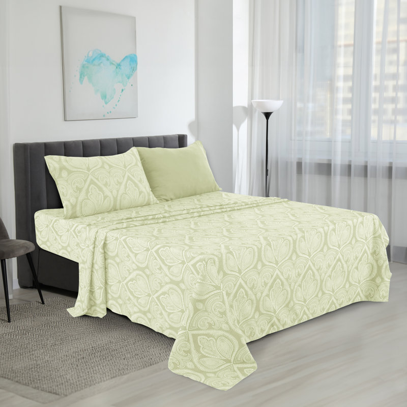 Ensemble de draps en microfibre Lux Hotel, Ensemble de draps pour lit simple + 1 drap-housse , Ivoire