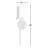 Danbury 1 - Light Wallchiere in Chrome-18793808
