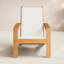 Chaise Adirondack pour l'extérieur en bois de teck Clairmont Napa