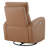 Arrianna-Fiona Genuine Leather Swivel Power Recliner-2110360838