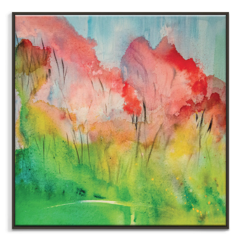 Deborah Brenner - Painting on Canvas, 41cm H x 41cm W , Wrapped Canvas