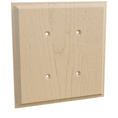Plaque murale coaxiale 4 bandes