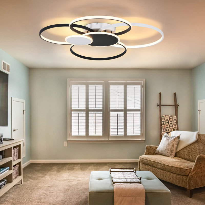 Deges LED Semi Flush Mount