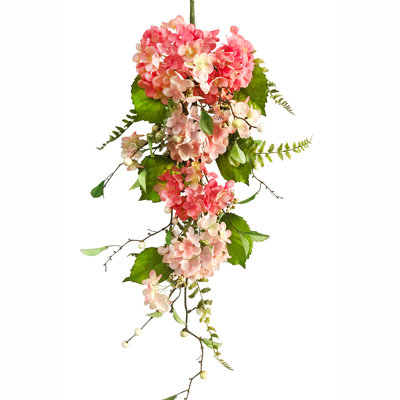 Faux Hydrangea Swag