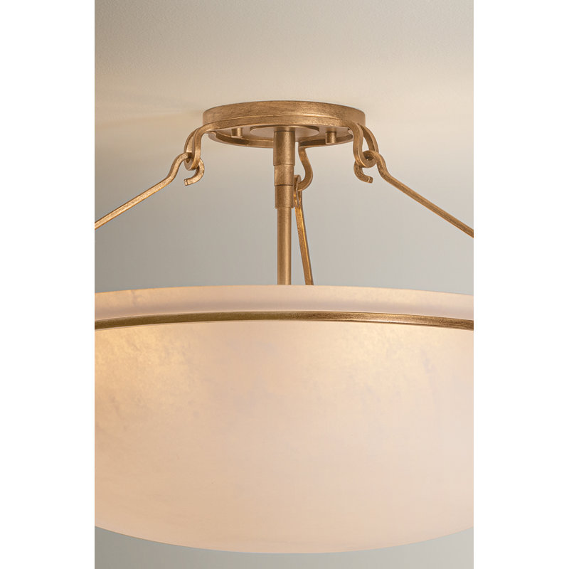 Fieldston Table Lamp, 14.25" H x 21.75" W x 21.75" D, 3 Lights
