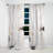 White And Gold Ripples Of Stone - Abstract Marble Blackout Abstract Curtain - 1 Panel-107824955