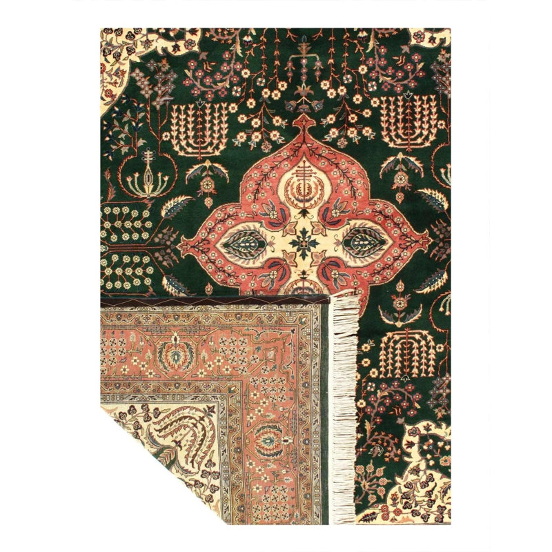 Oriental Area Rug in Green